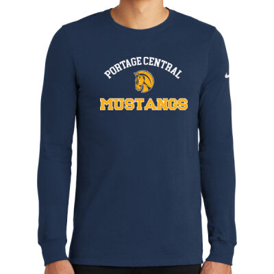 Nike Dri FIT Cotton/Poly Long Sleeve Tee Thumbnail