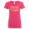 Women’s Glitter V-Neck T-Shirt Thumbnail